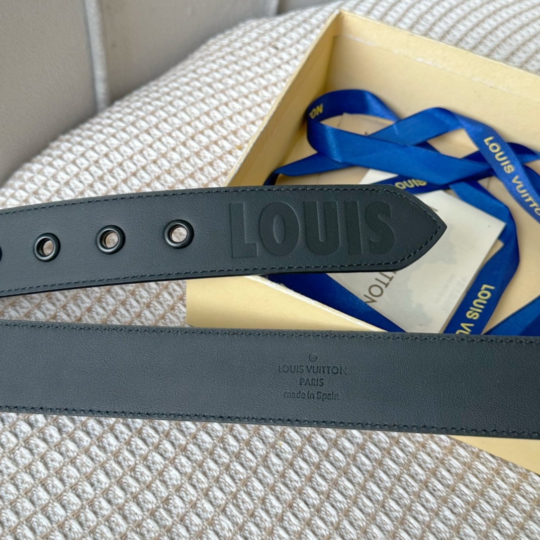 Louis Vuitton Male Basic Belt Cow Leather S-l