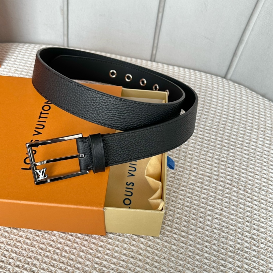 Louis Vuitton Male Basic Belt Cow Leather S-l