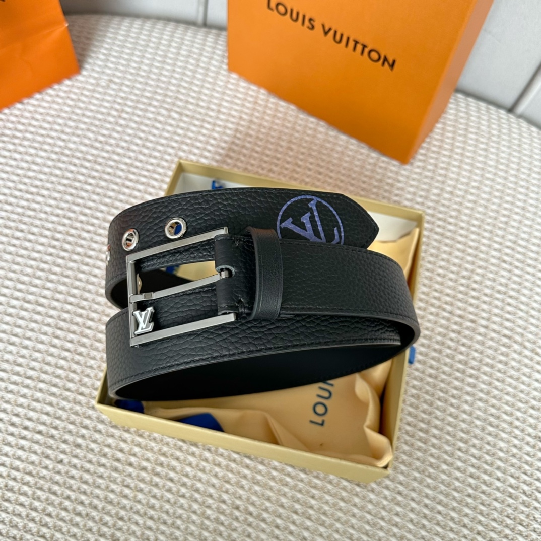 Louis Vuitton Male Basic Belt Cow Leather S-l