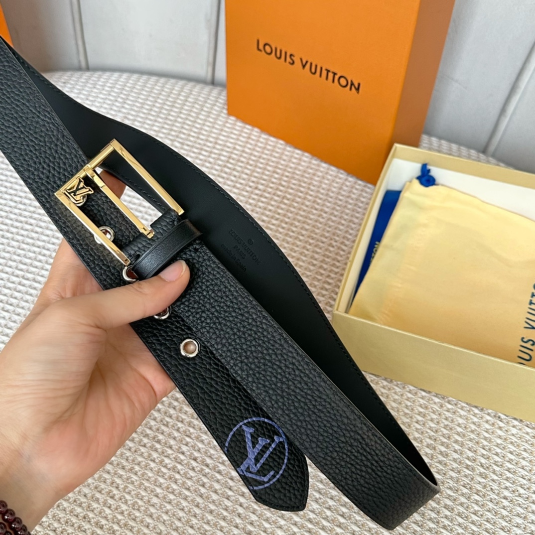 Louis Vuitton Male Basic Belt Cow Leather S-l