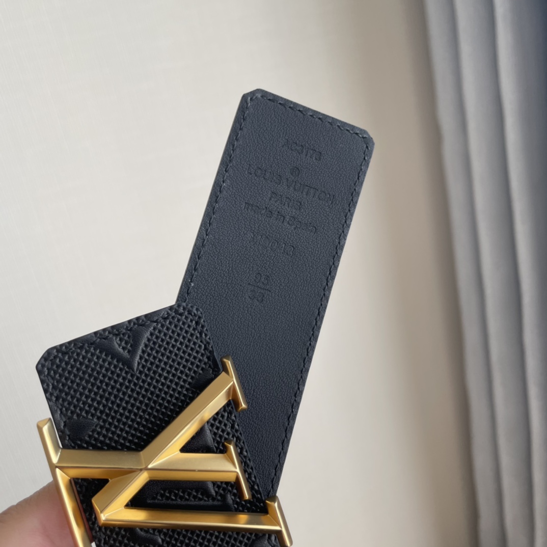 Louis Vuitton Leather Belt Top Grain Leather 40mm-s-l