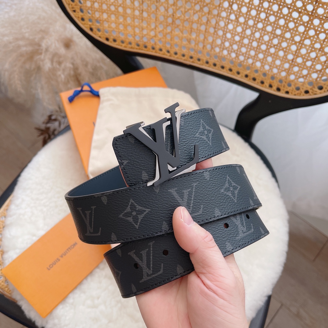 Louis Vuitton Male Basic Belt Cow Leather S-m-l