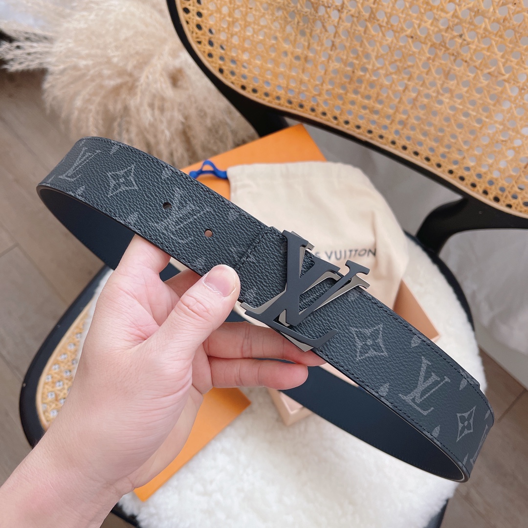 Louis Vuitton Male Basic Belt Cow Leather S-m-l