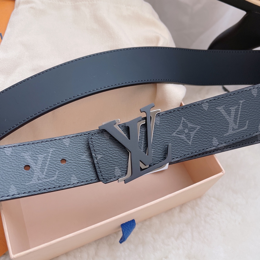 Louis Vuitton Male Basic Belt Cow Leather S-m-l