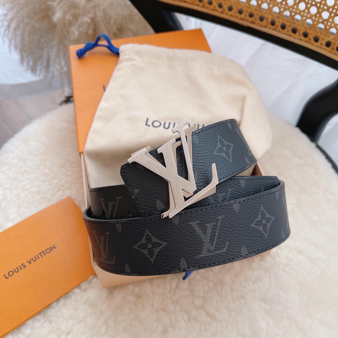 Louis Vuitton Male Basic Belt Cow Leather S-m-l