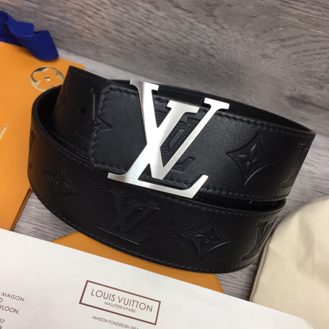 Louis Vuitton Male Basic Belt Cow Leather S-m-l