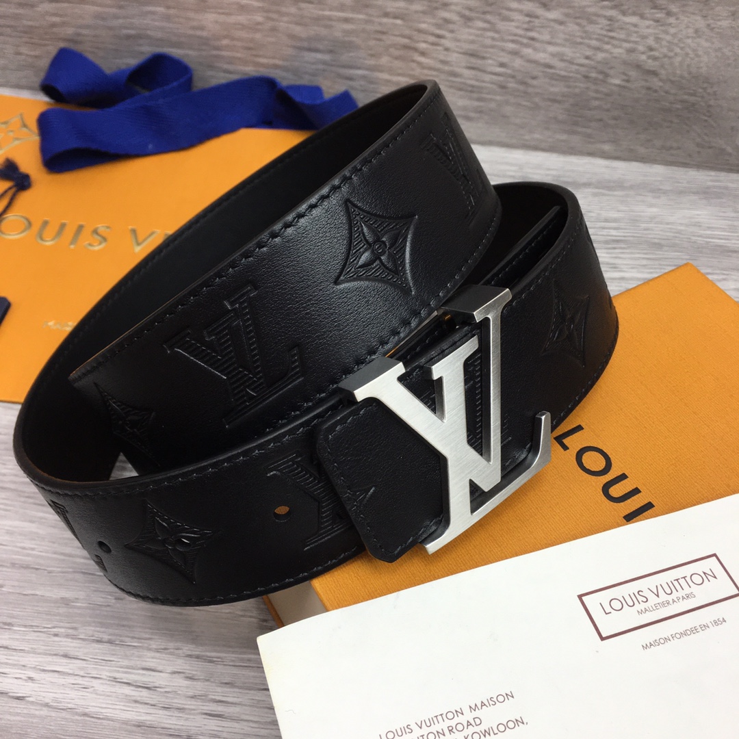 Louis Vuitton Male Basic Belt Cow Leather S-m-l