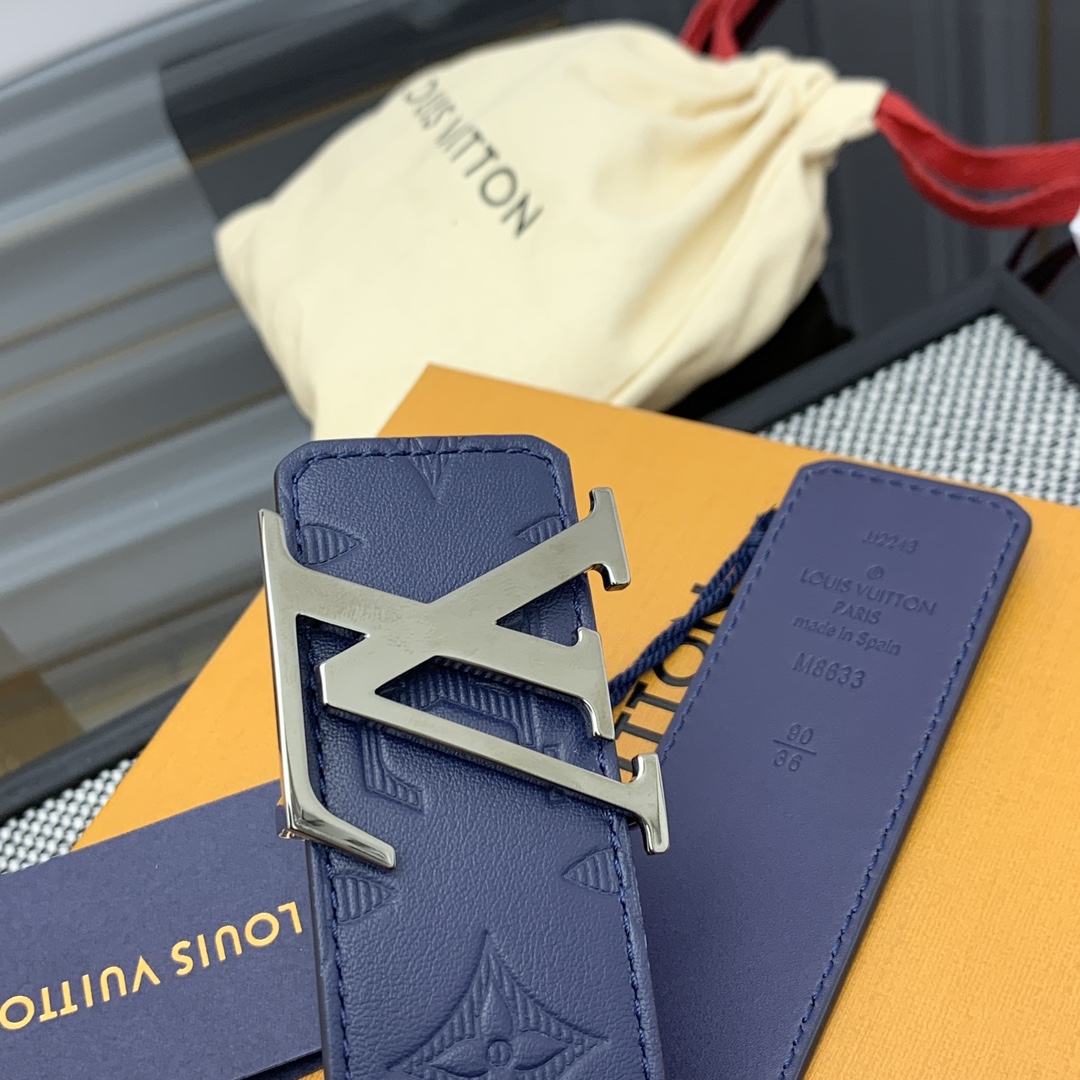 Louis Vuitton Basic Belt Cow Leather M-l