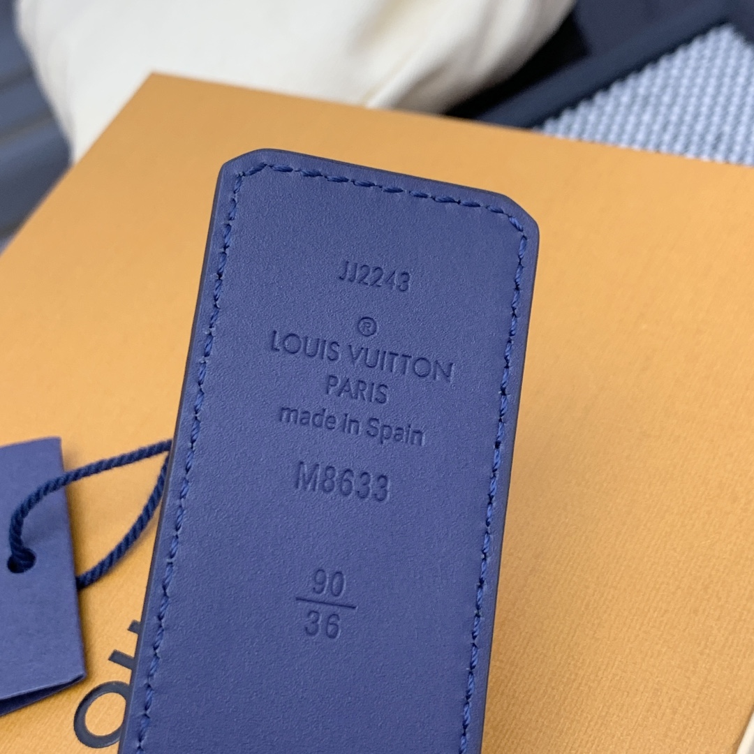 Louis Vuitton Basic Belt Cow Leather M-l