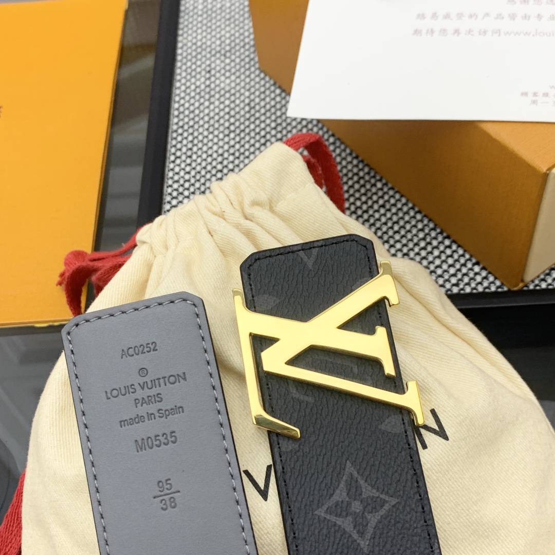 Louis Vuitton Basic Belt Cow Leather L