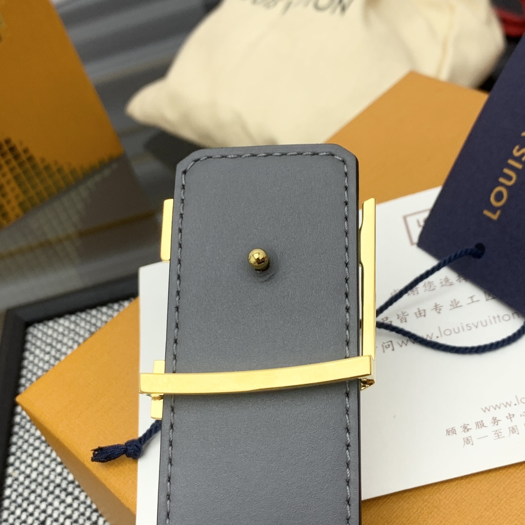 Louis Vuitton Basic Belt Cow Leather L