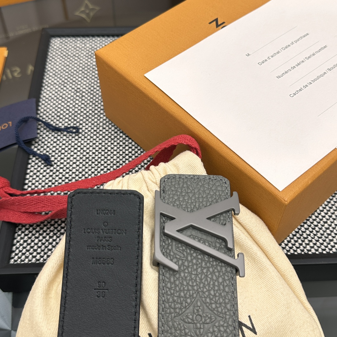 Louis Vuitton Basic Belt Cow Leather M-l