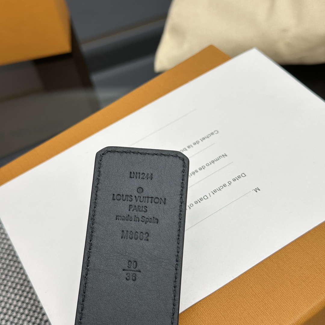 Louis Vuitton Basic Belt Cow Leather M-l