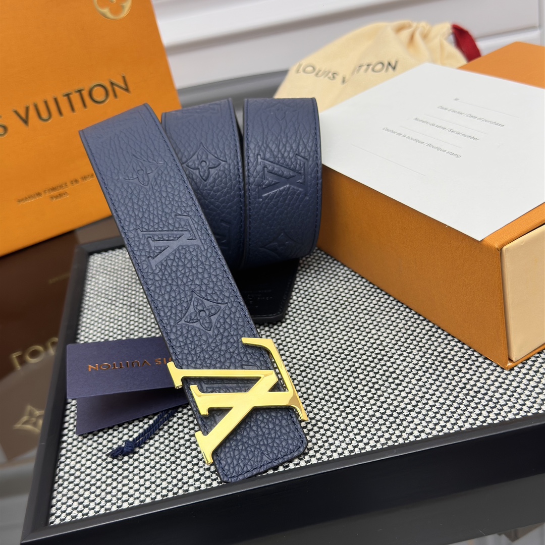 Louis Vuitton Basic Belt Cow Leather M-l