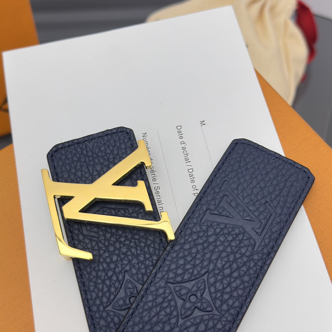 Louis Vuitton Basic Belt Cow Leather M-l