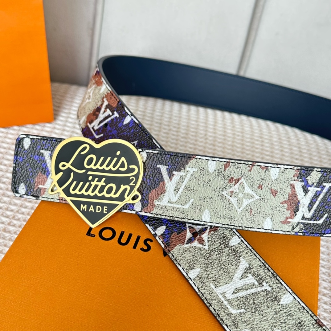 Louis Vuitton Basic Belt Canvas M-l