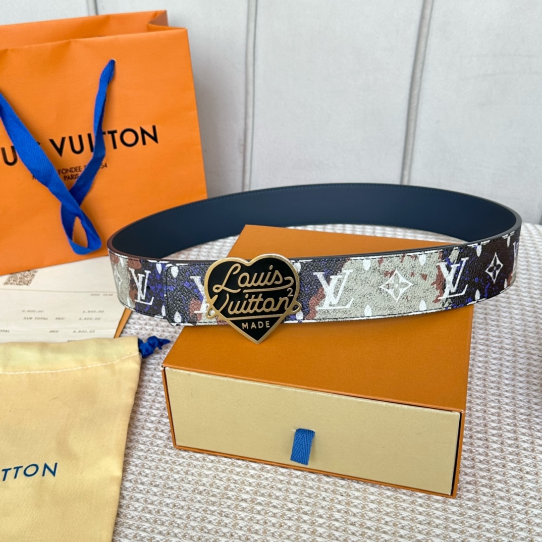 Louis Vuitton Basic Belt Canvas M-l