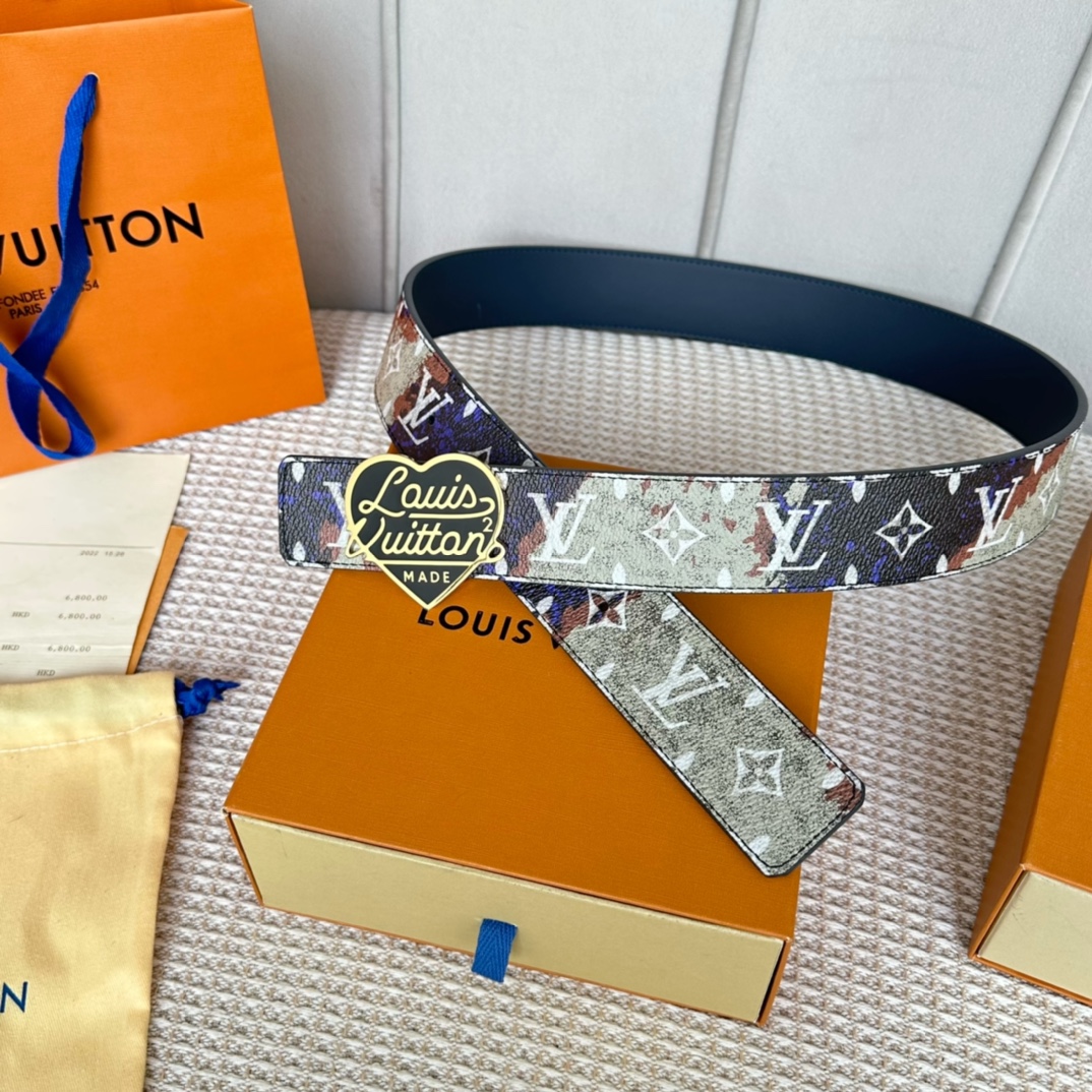 Louis Vuitton Basic Belt Canvas M-l