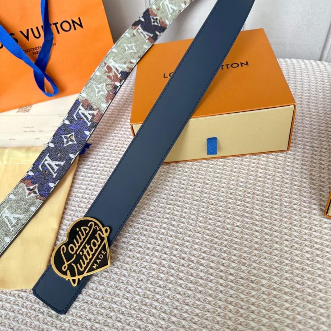 Louis Vuitton Basic Belt Canvas M-l