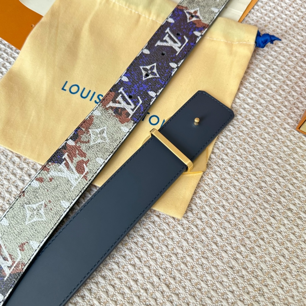 Louis Vuitton Basic Belt Canvas M-l