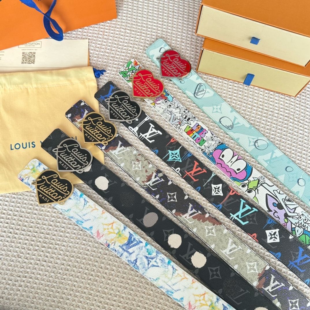 Louis Vuitton Basic Belt Canvas M-l