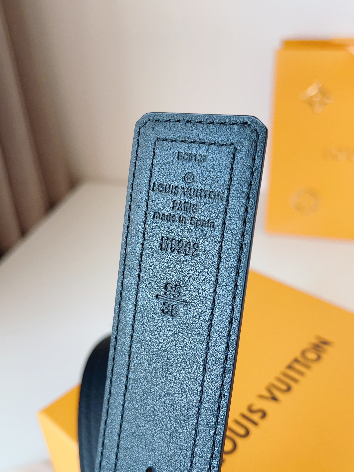 Louis Vuitton Basic Belt Cow Leather Black S-m-l