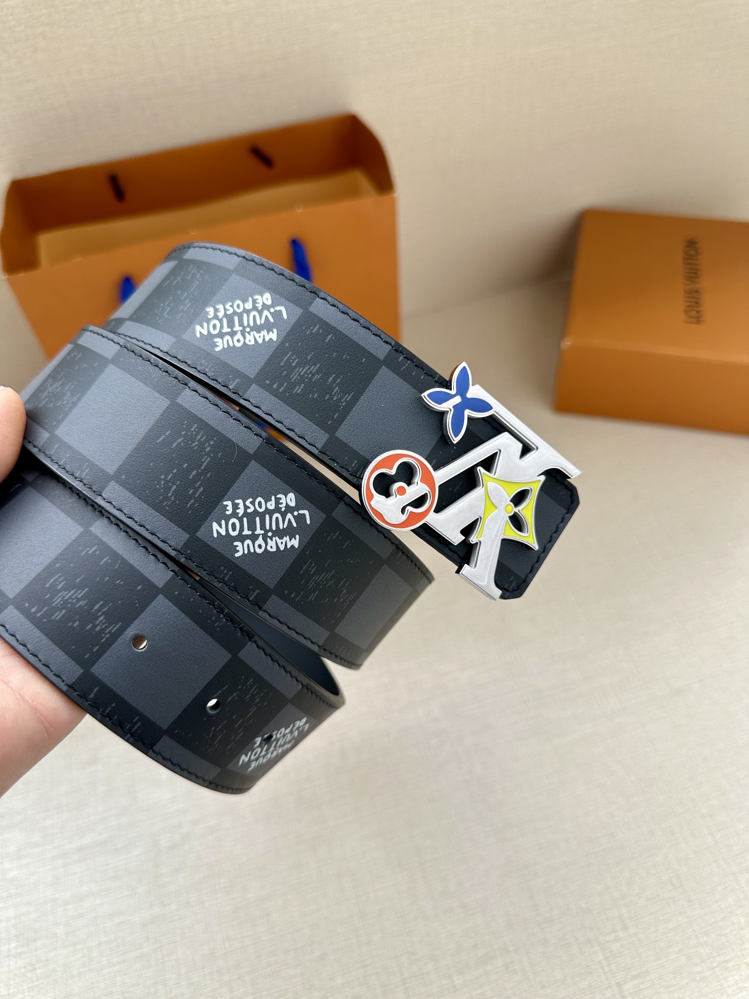 Louis Vuitton Basic Belt Cow Leather S-m-l