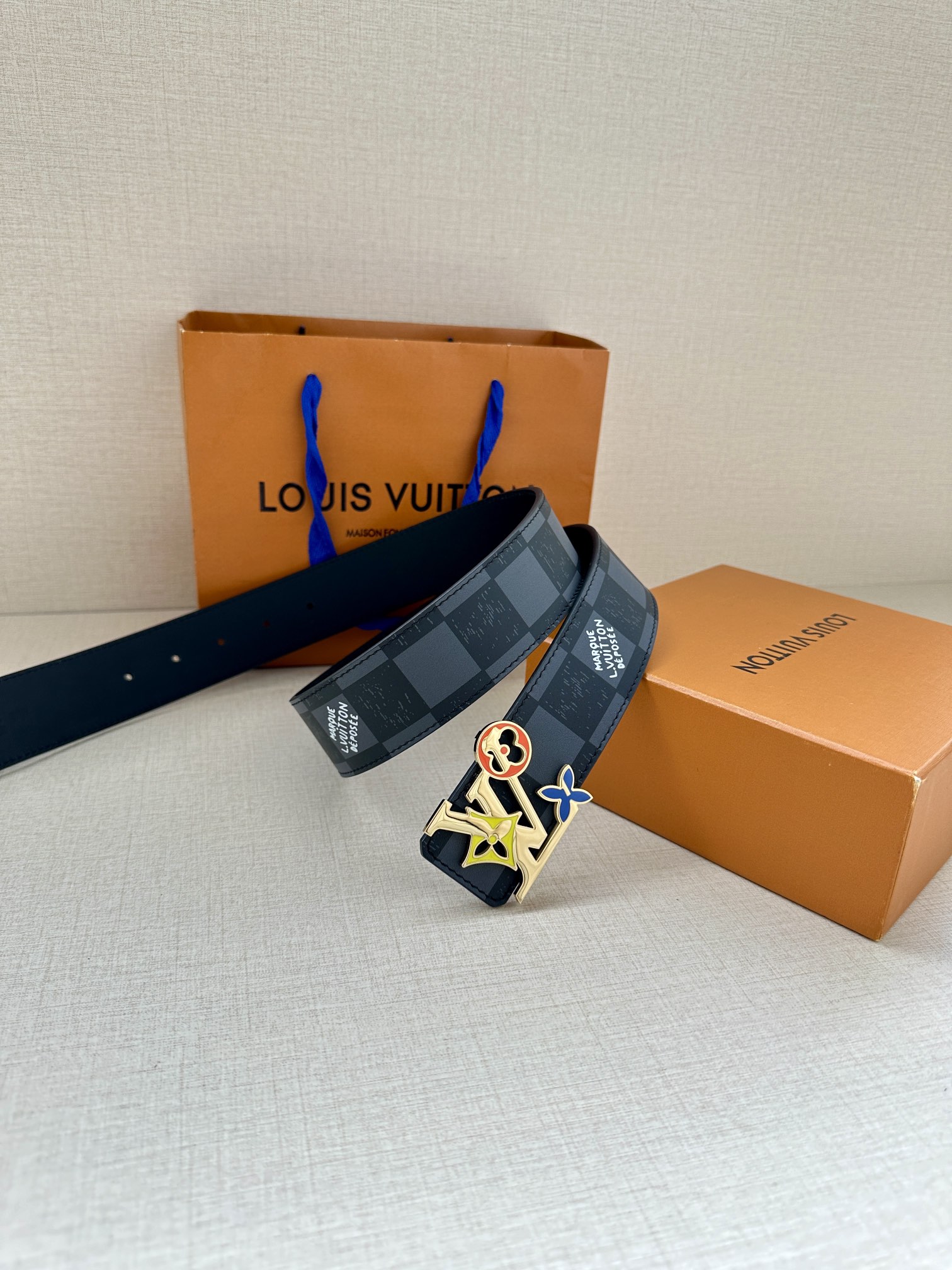 Louis Vuitton Basic Belt Cow Leather S-m-l