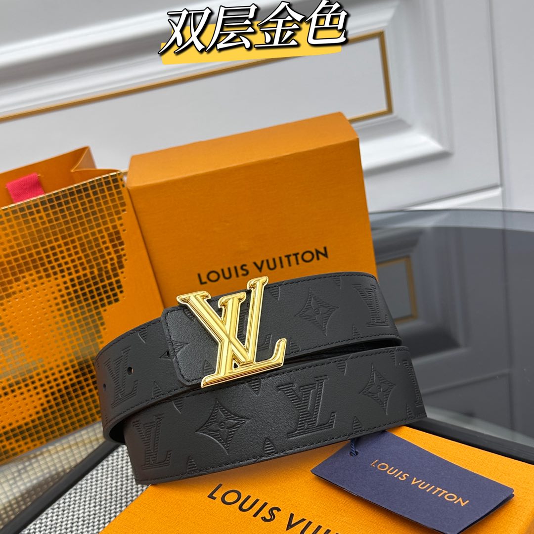 Louis Vuitton Male Basic Belt Canvas S-m-l