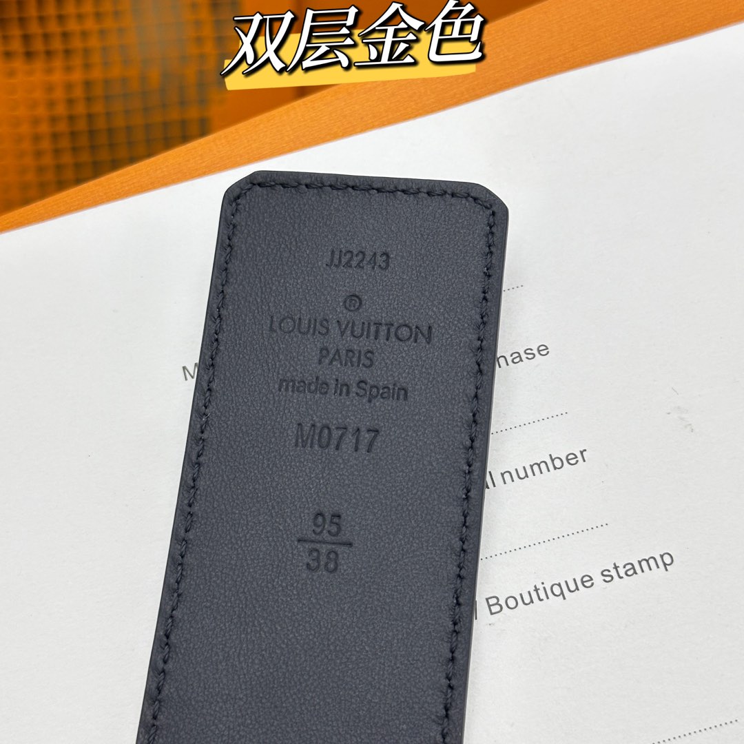 Louis Vuitton Male Basic Belt Canvas S-m-l