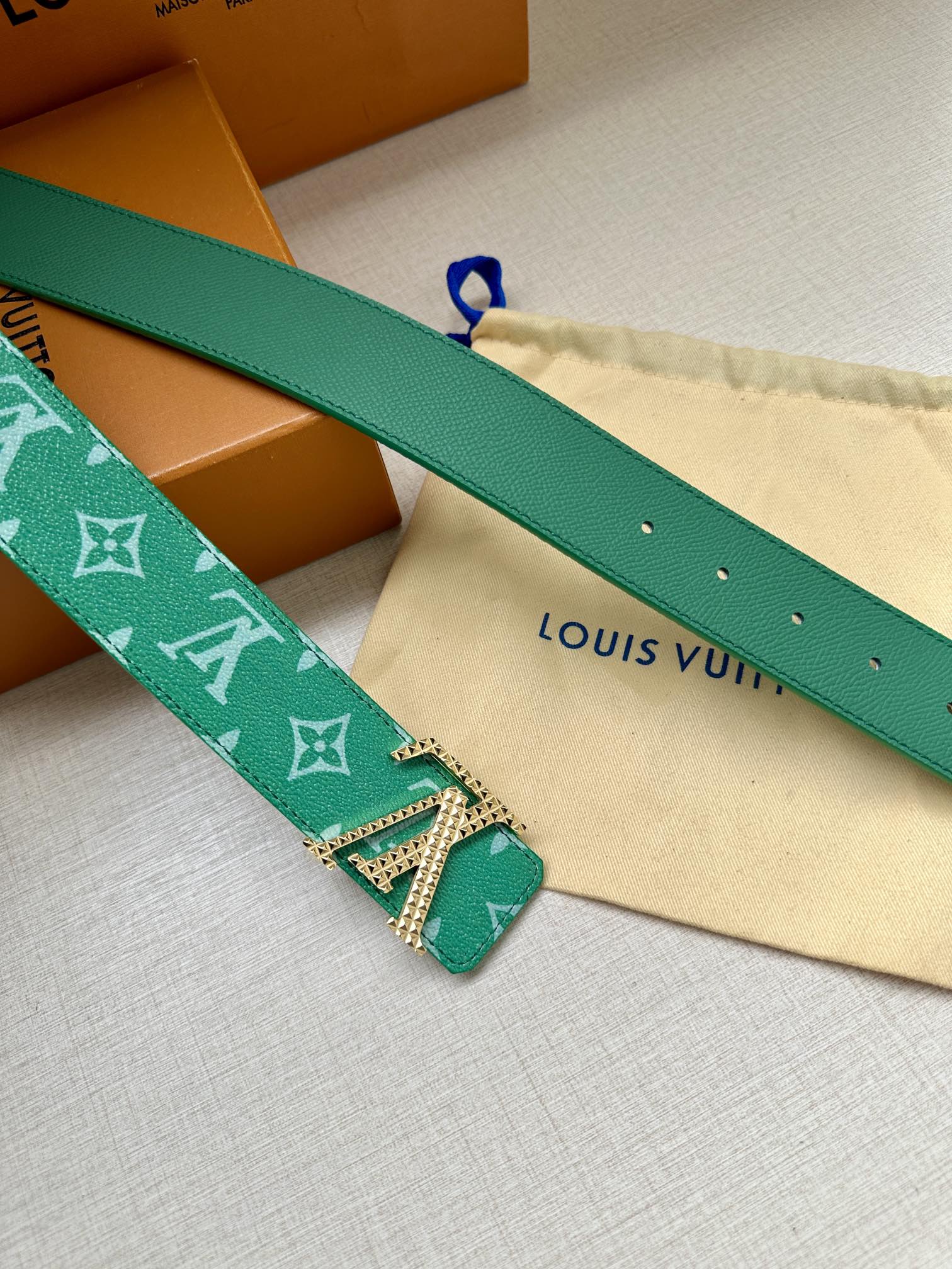 Louis Vuitton Male Basic Belt Canvas S-m-l