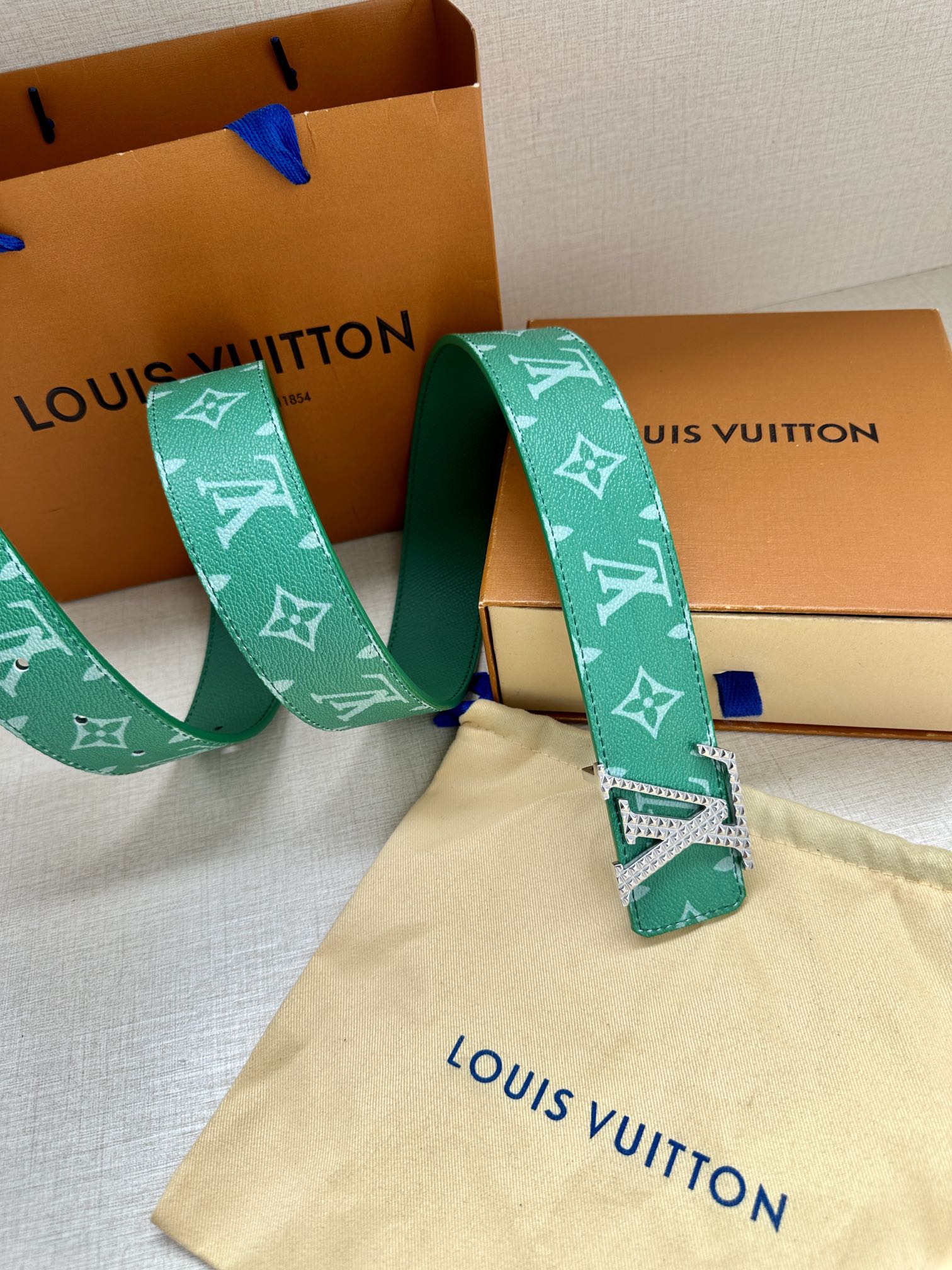 Louis Vuitton Male Basic Belt Canvas S-m-l