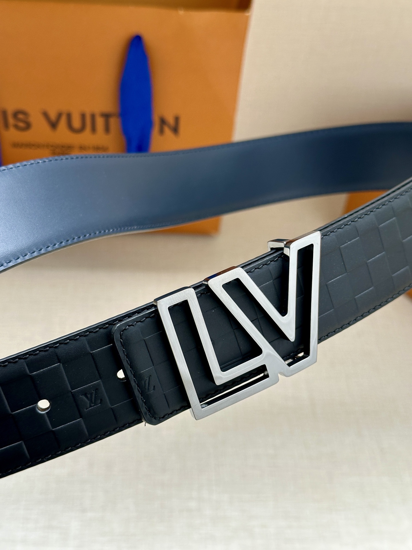 Louis Vuitton Basic Belt Cow Leather M-l