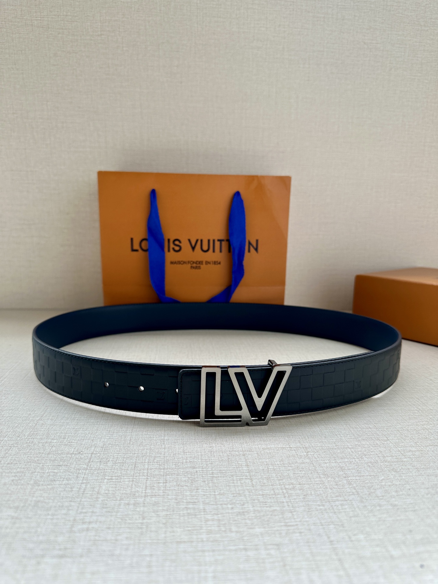 Louis Vuitton Basic Belt Cow Leather M-l