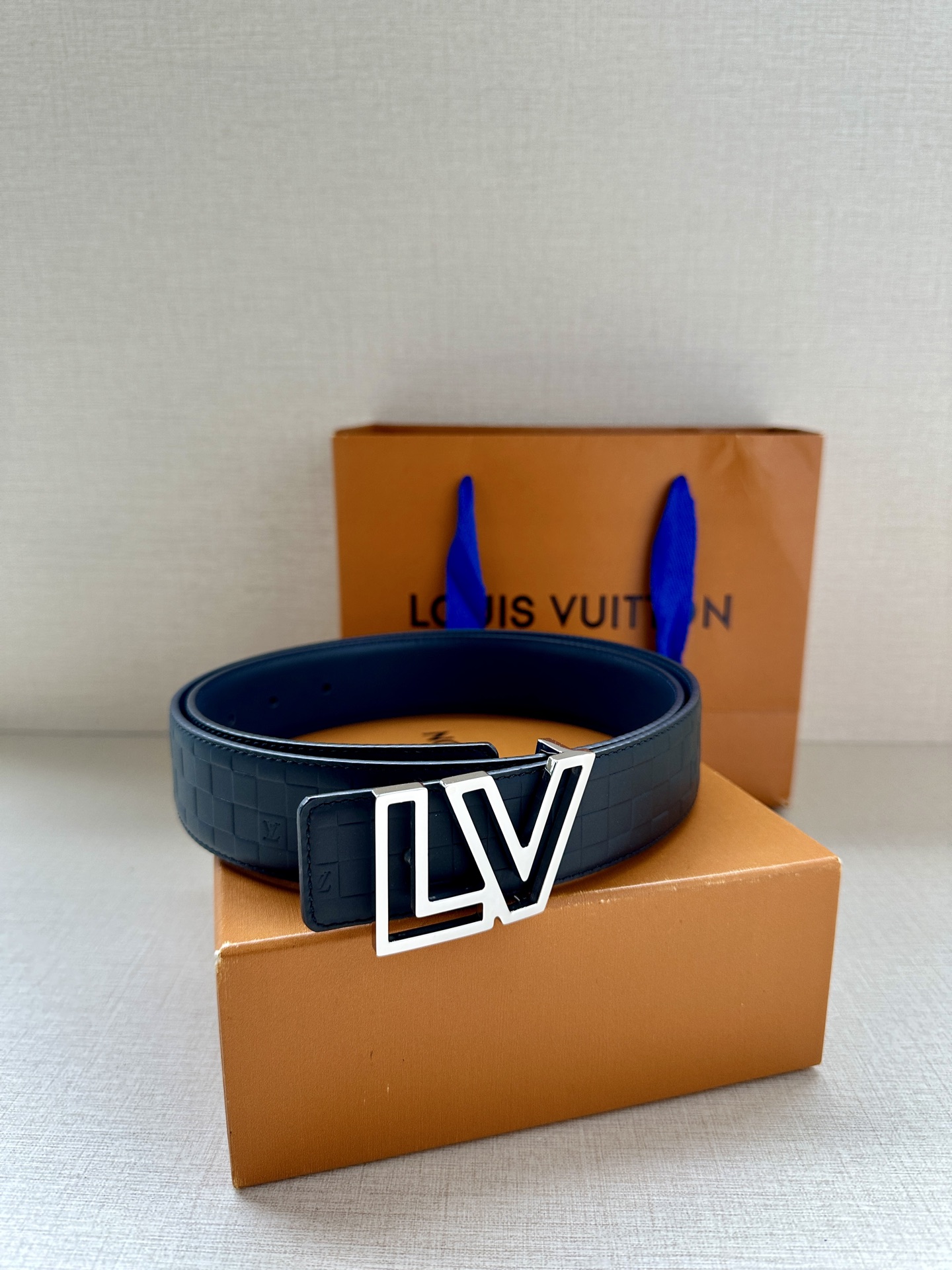 Louis Vuitton Basic Belt Cow Leather M-l