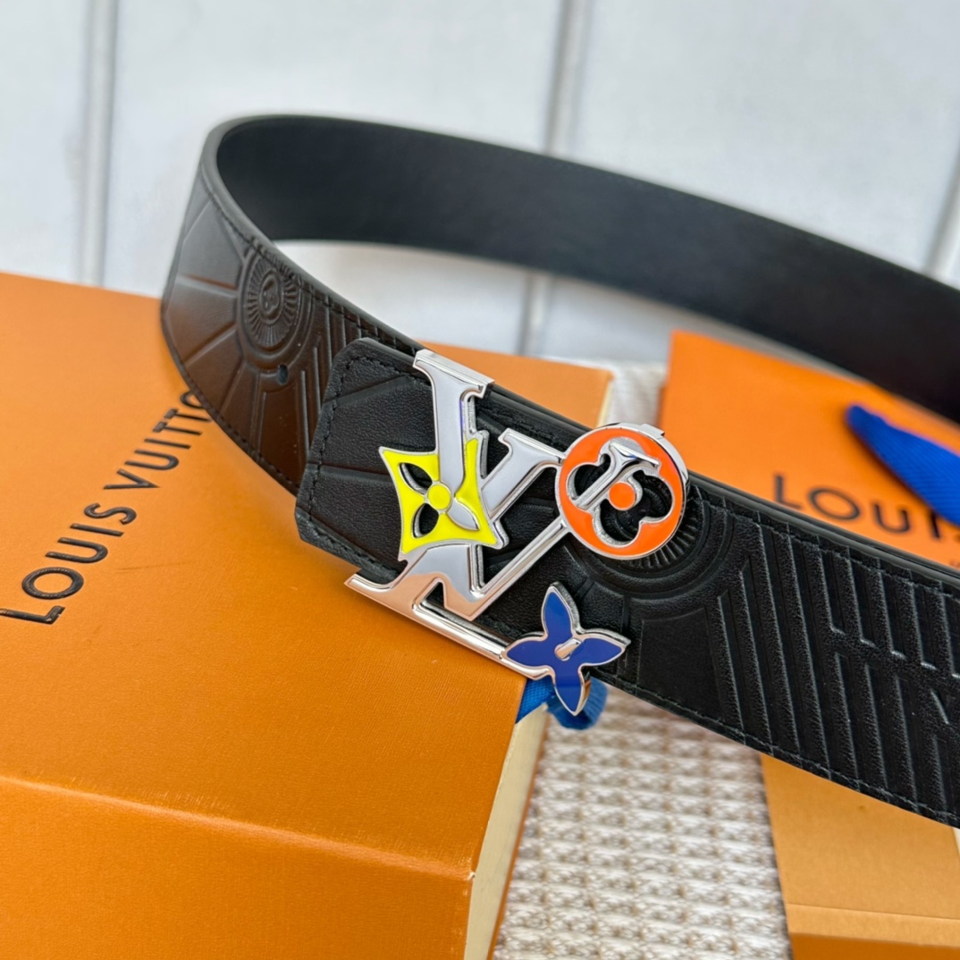 Louis Vuitton Basic Belt Cow Leather M-l