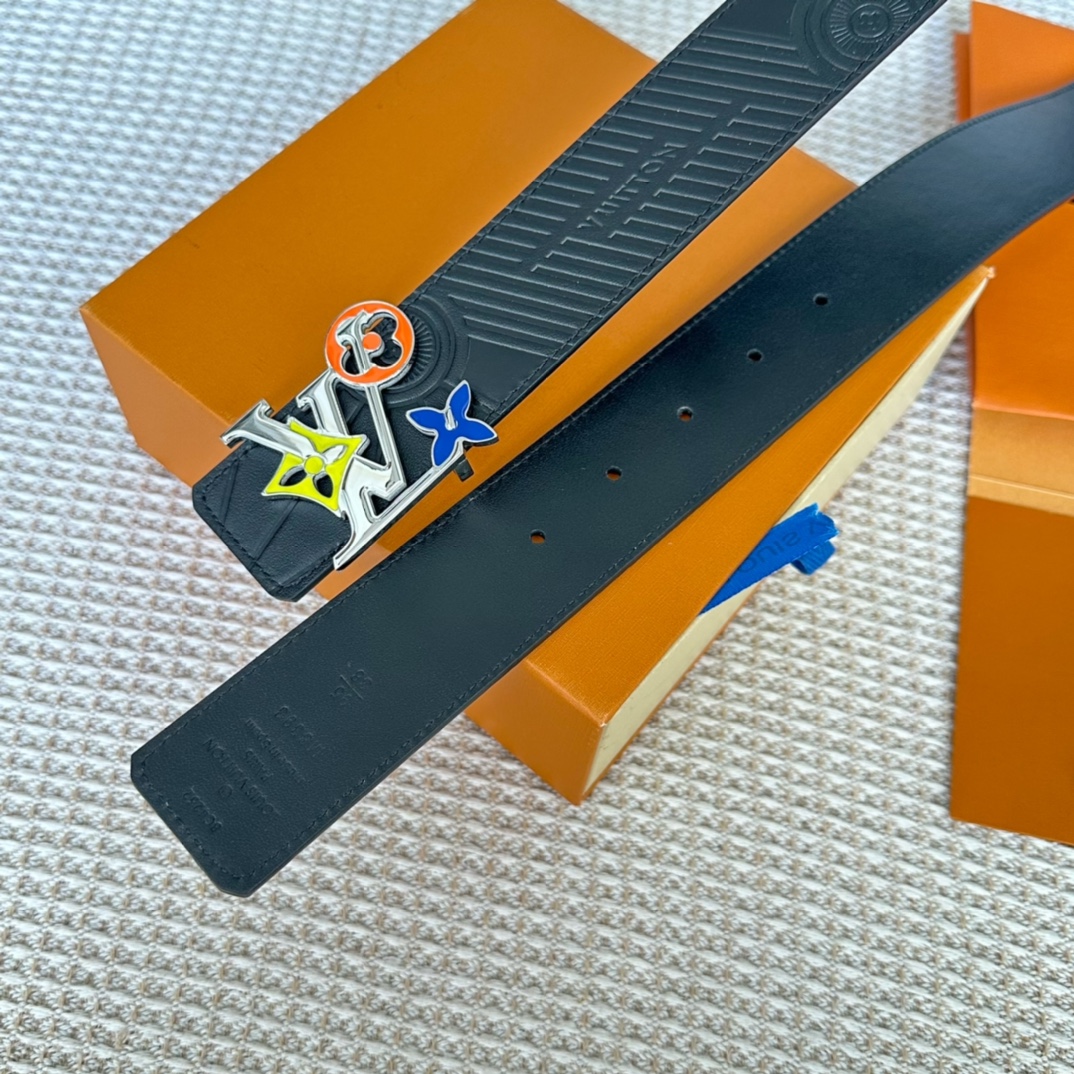 Louis Vuitton Basic Belt Cow Leather M-l