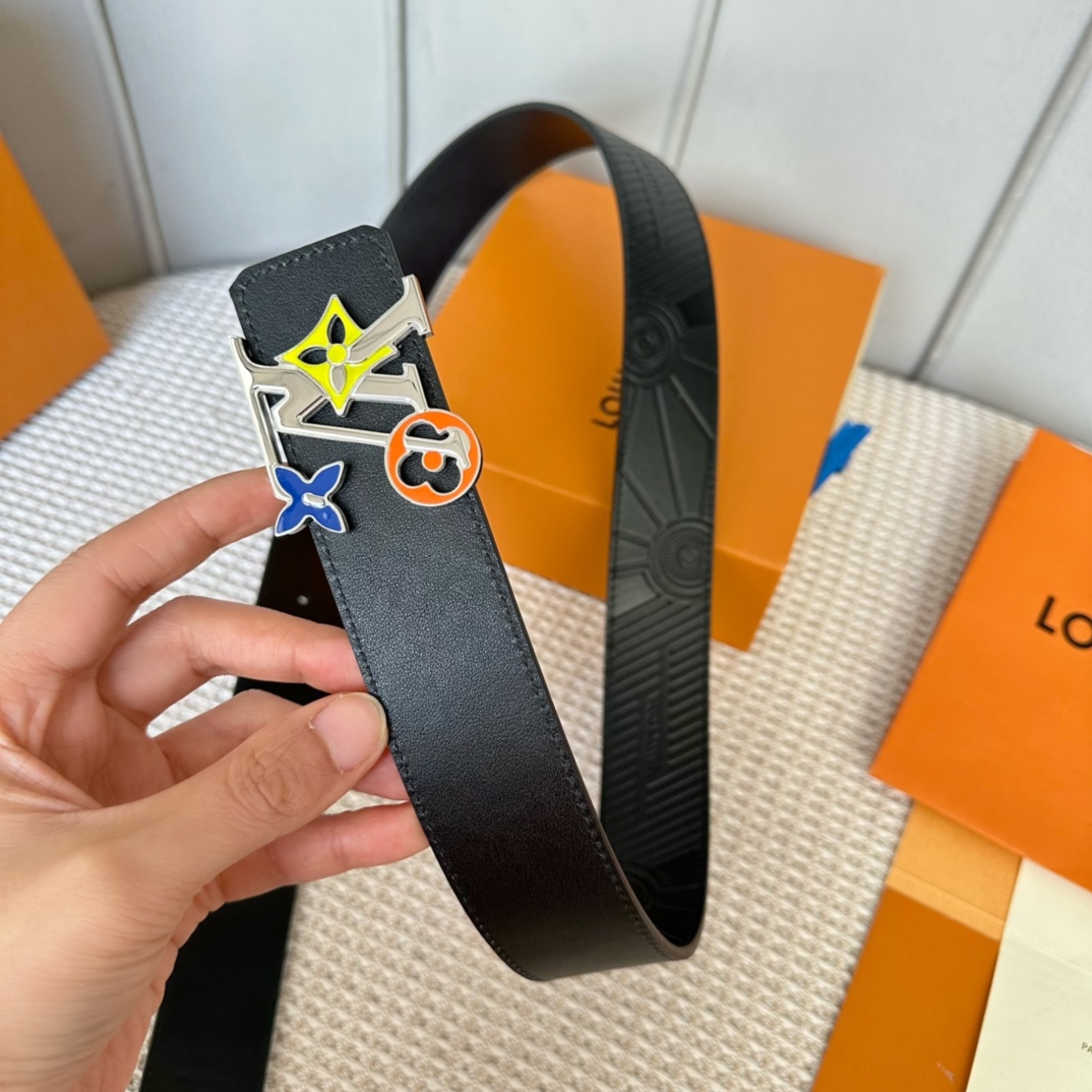 Louis Vuitton Basic Belt Cow Leather M-l