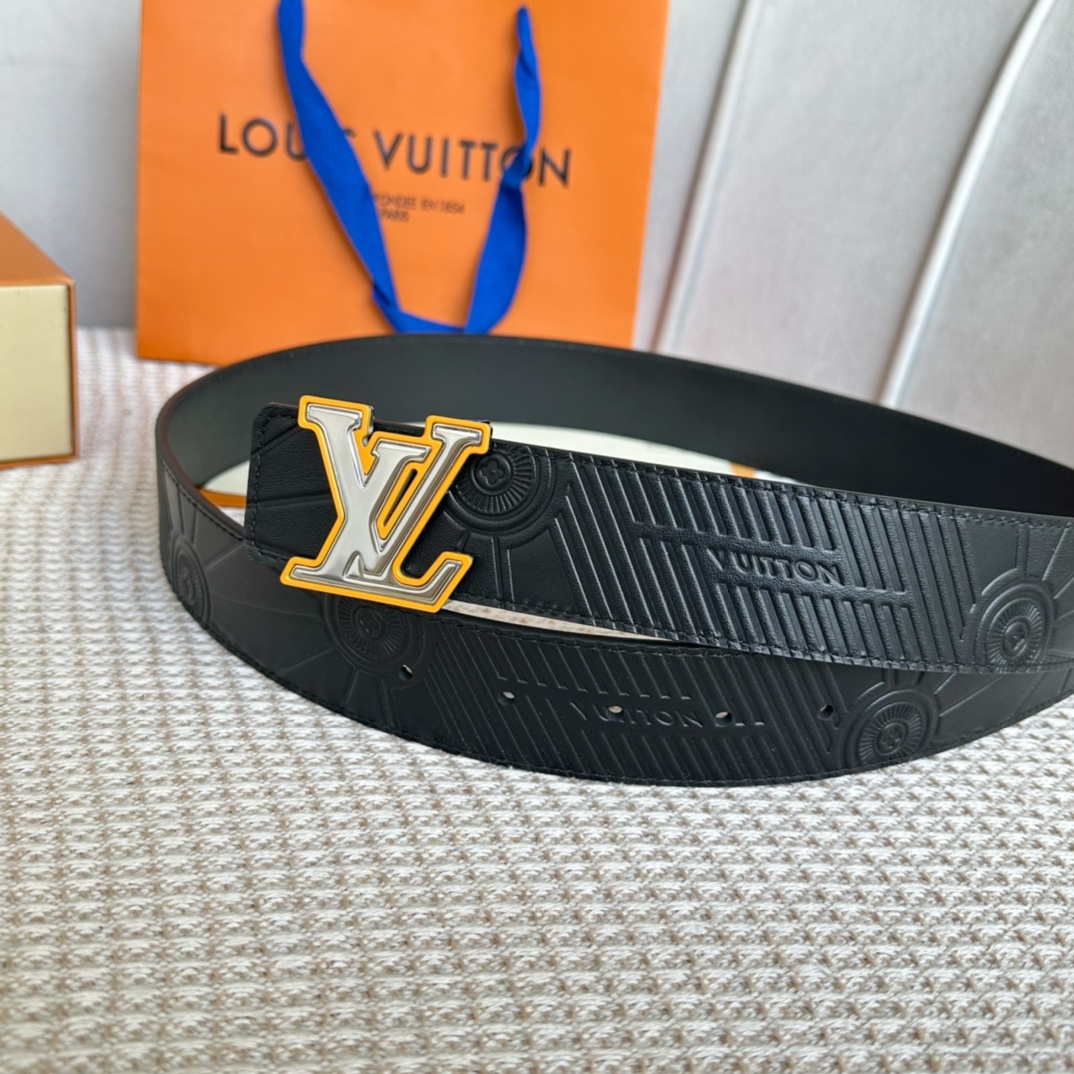 Louis Vuitton Basic Belt Cow Leather M-l