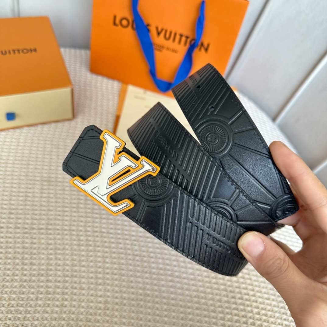 Louis Vuitton Basic Belt Cow Leather M-l