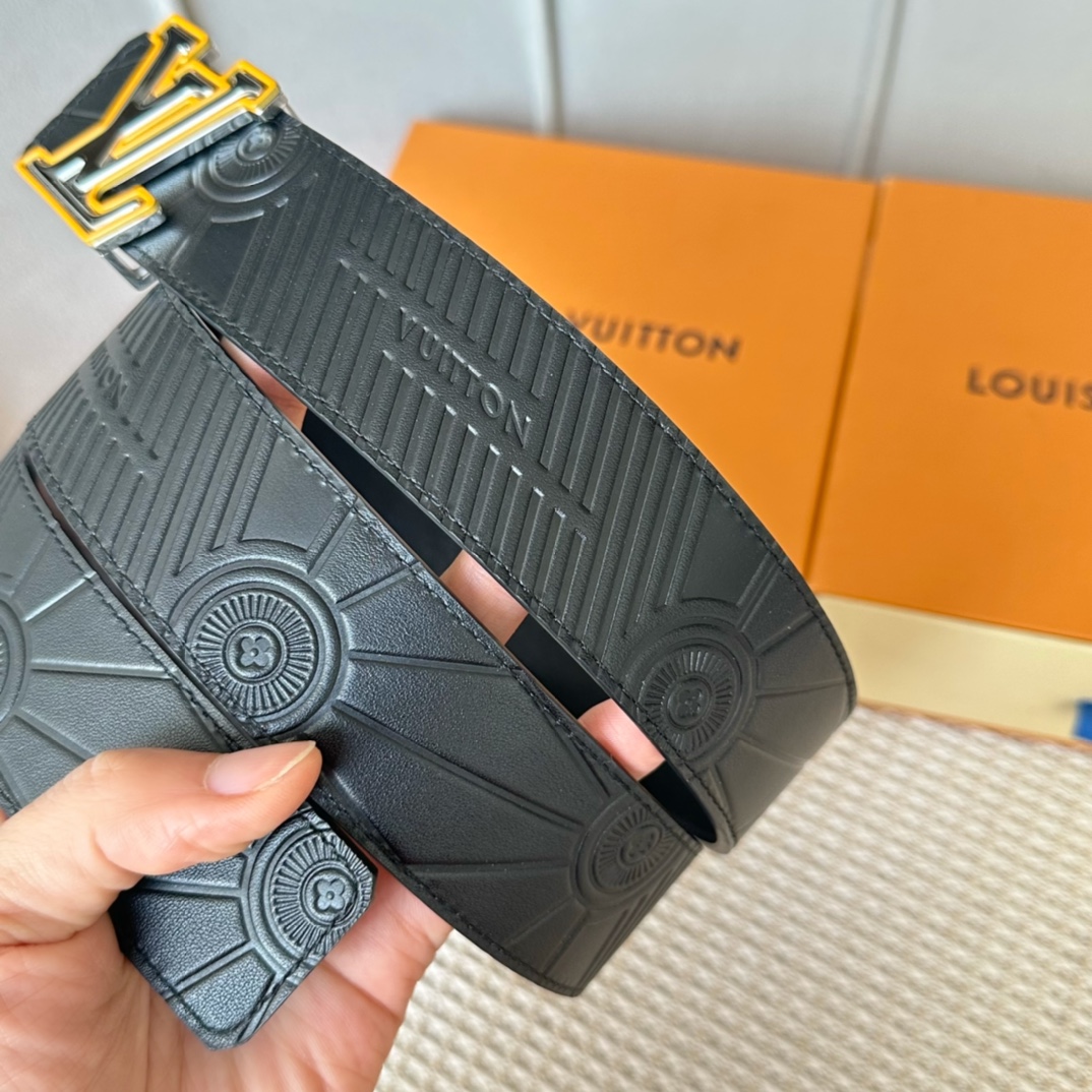 Louis Vuitton Basic Belt Cow Leather M-l