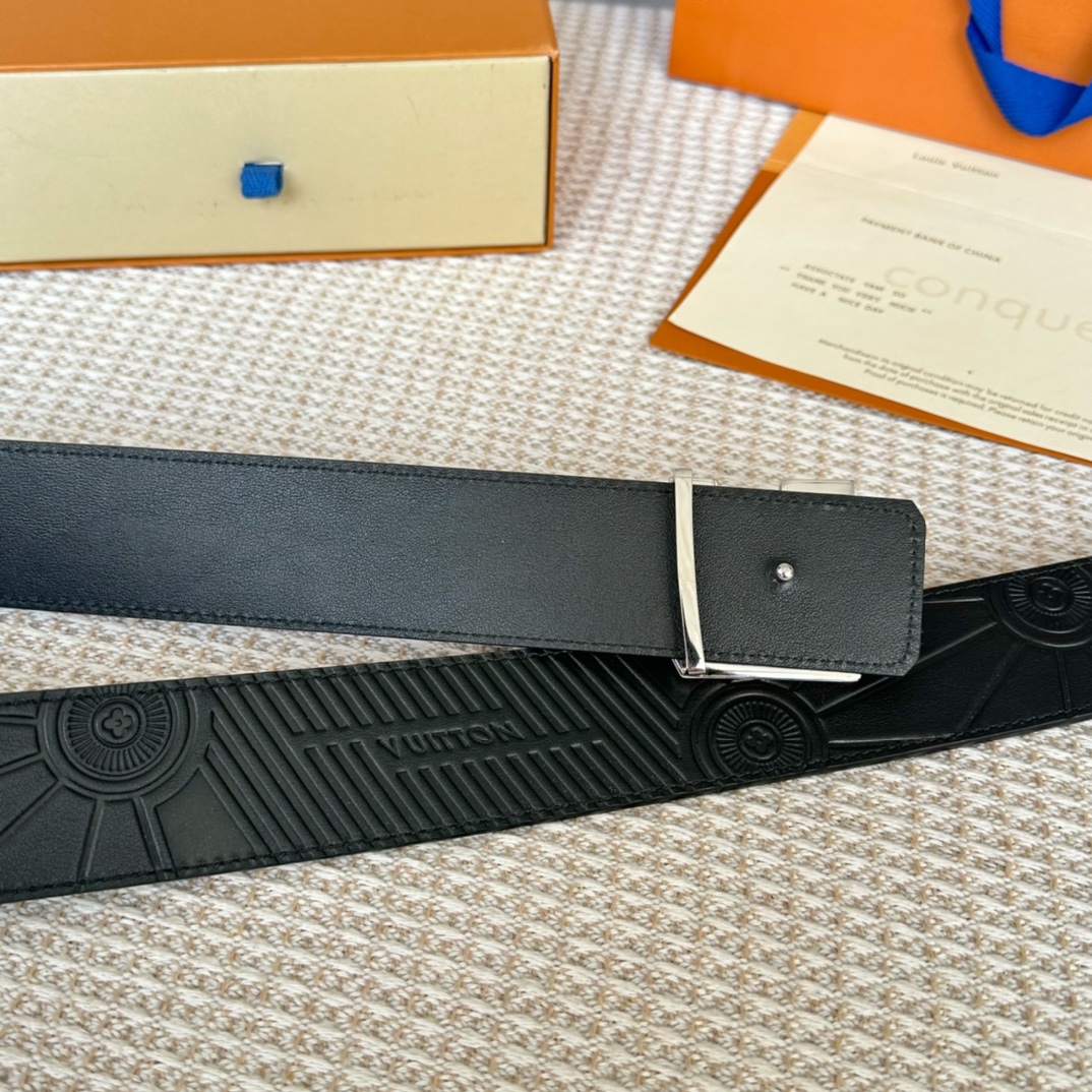 Louis Vuitton Basic Belt Cow Leather M-l