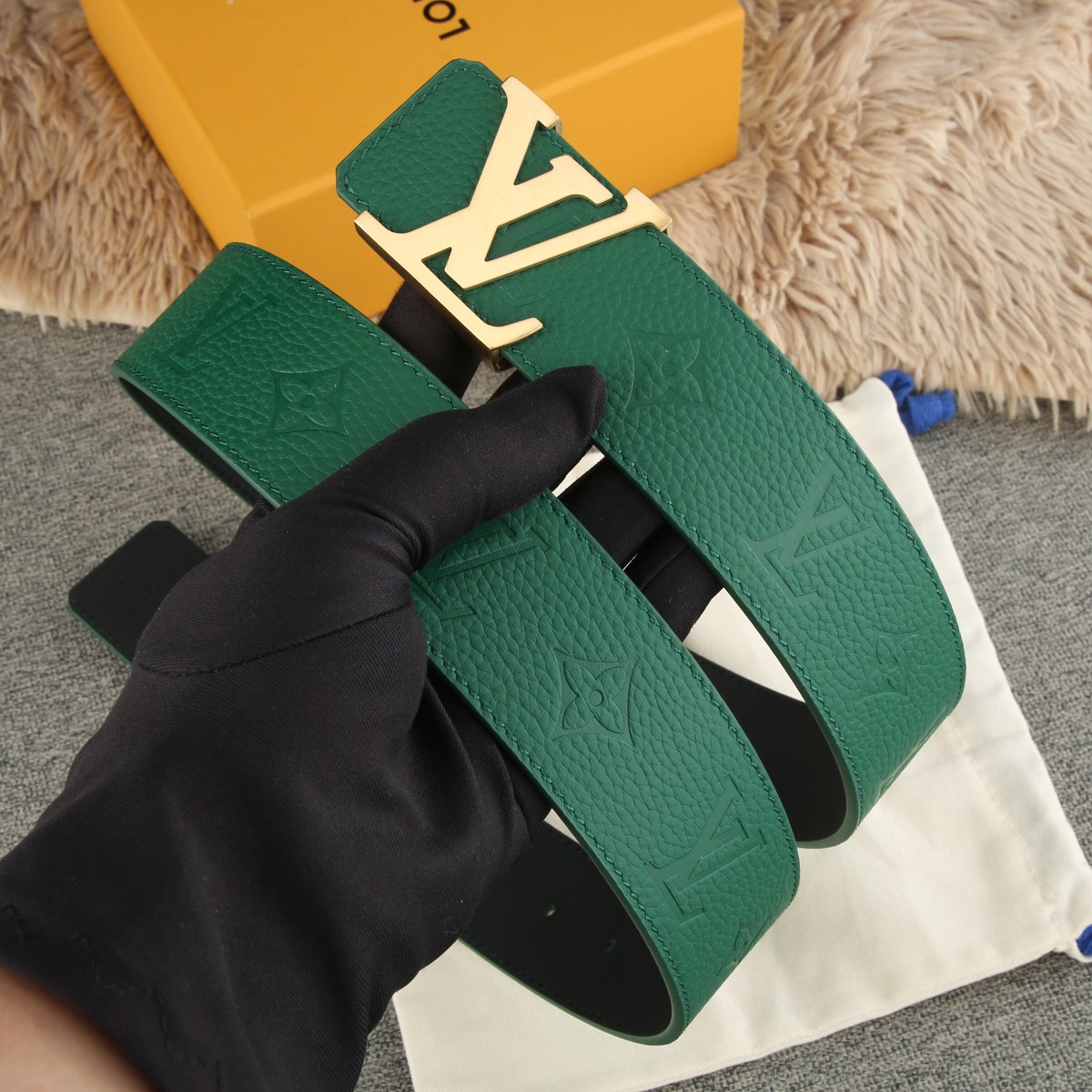 Louis Vuitton Basic Belt Cow Leather S-m-l