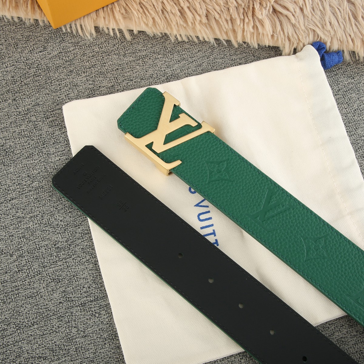 Louis Vuitton Basic Belt Cow Leather S-m-l