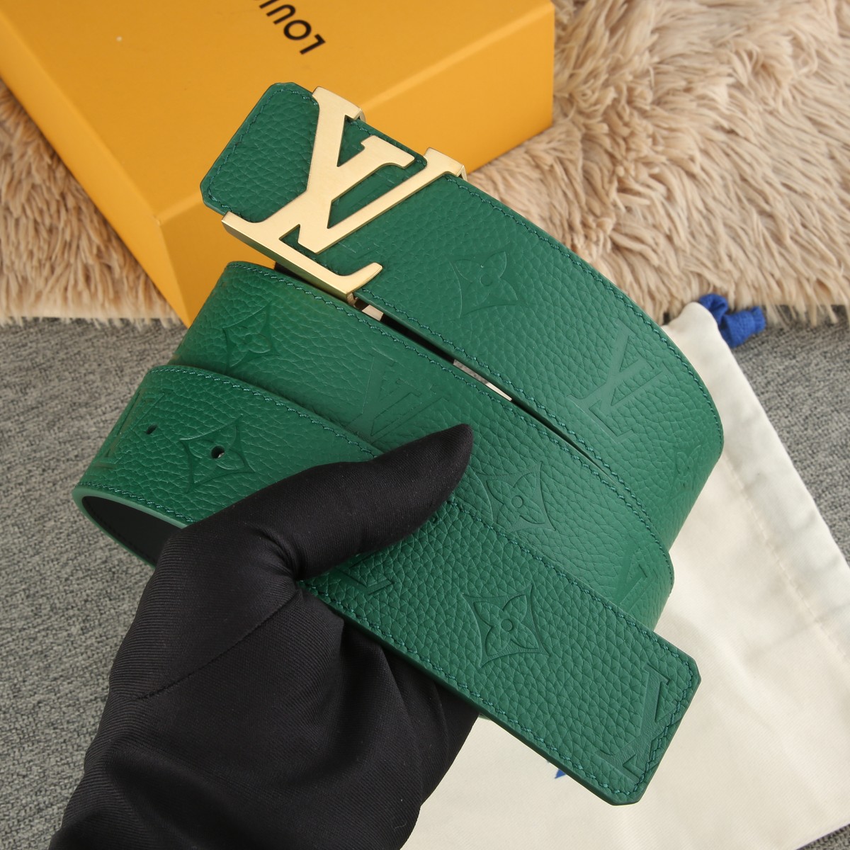 Louis Vuitton Basic Belt Cow Leather S-m-l