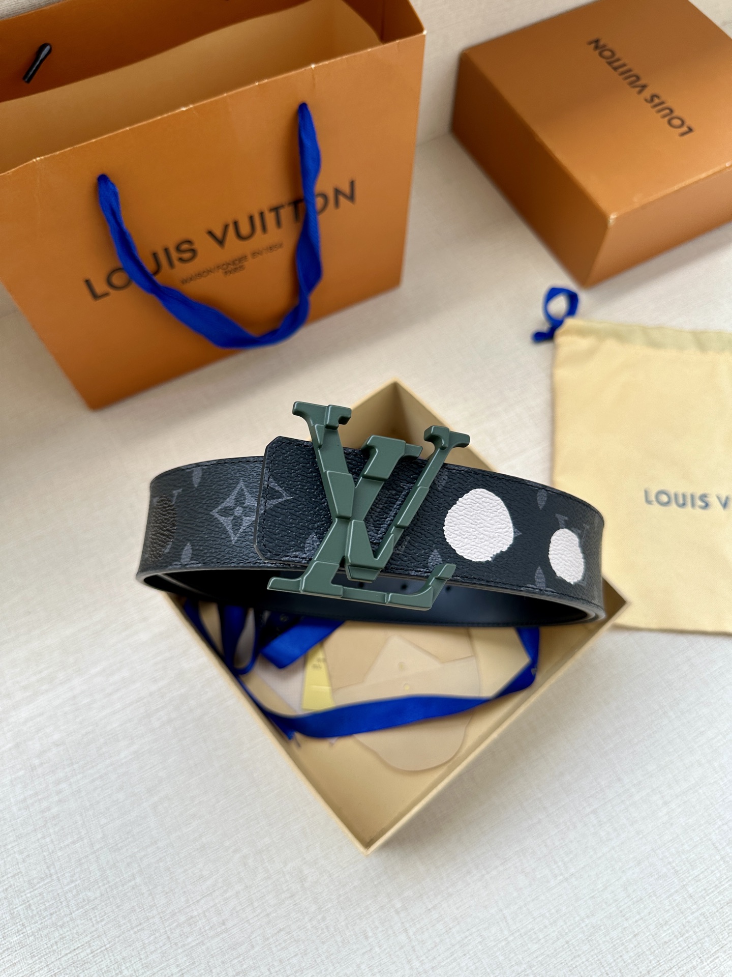 Louis Vuitton Basic Belt Cow Leather S-m-l