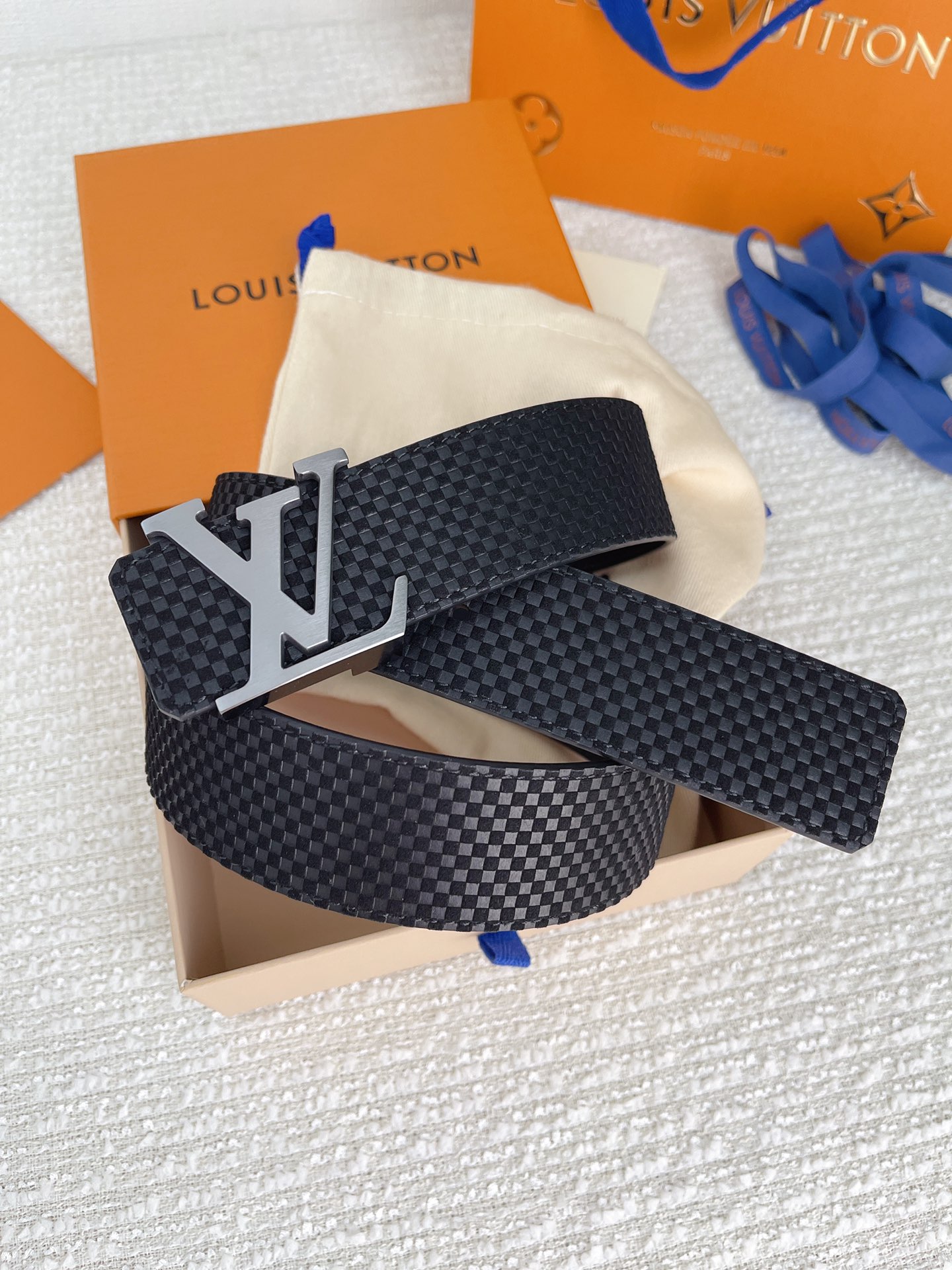 Louis Vuitton Basic Belt Cow Leather M-l