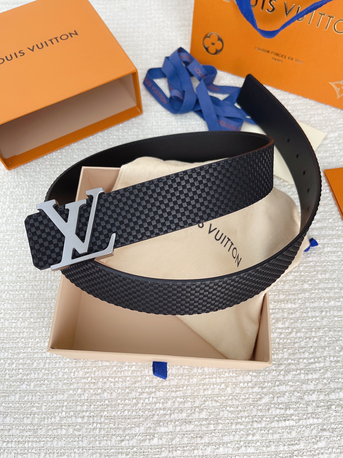 Louis Vuitton Basic Belt Cow Leather M-l