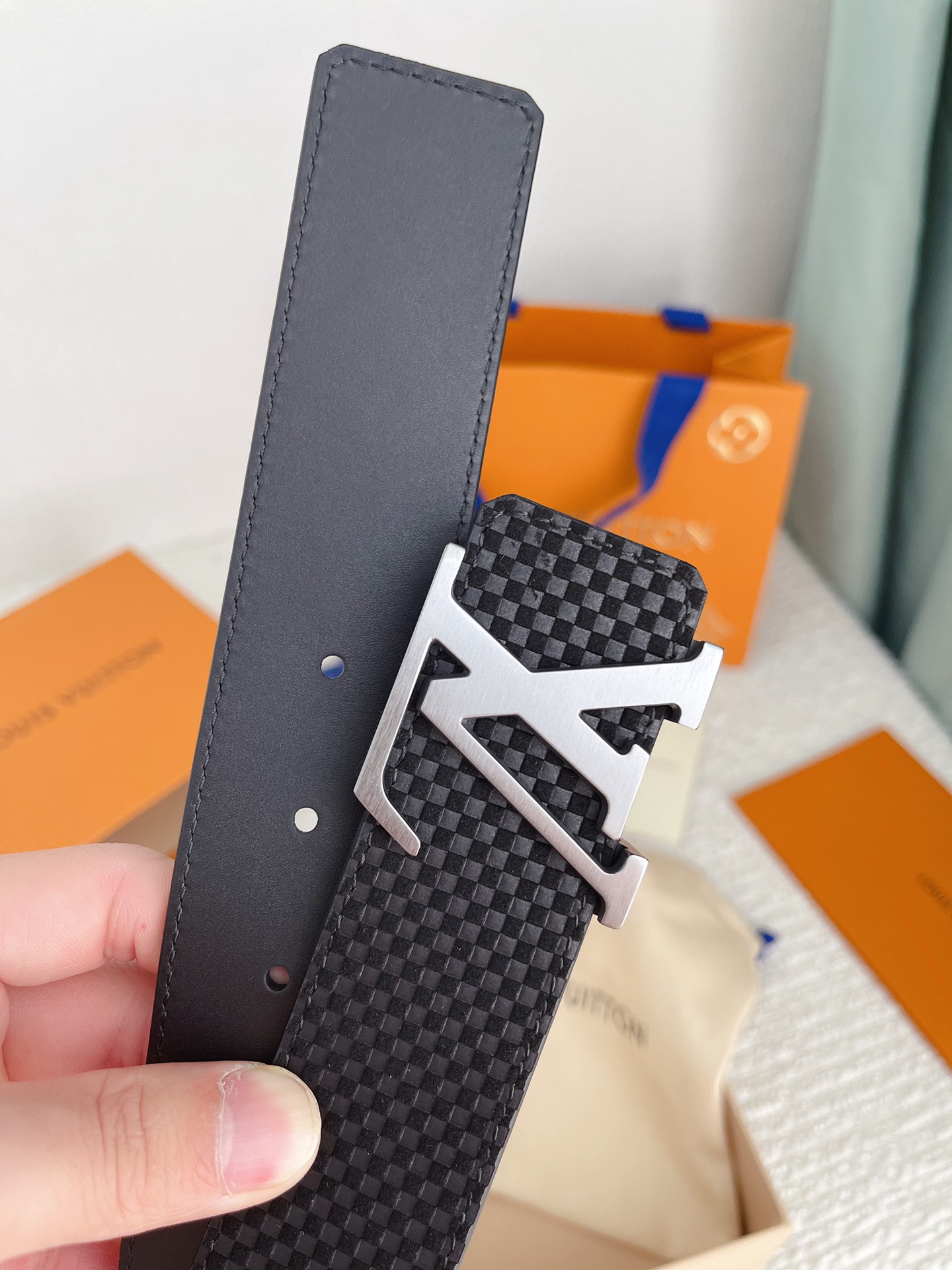 Louis Vuitton Basic Belt Cow Leather M-l