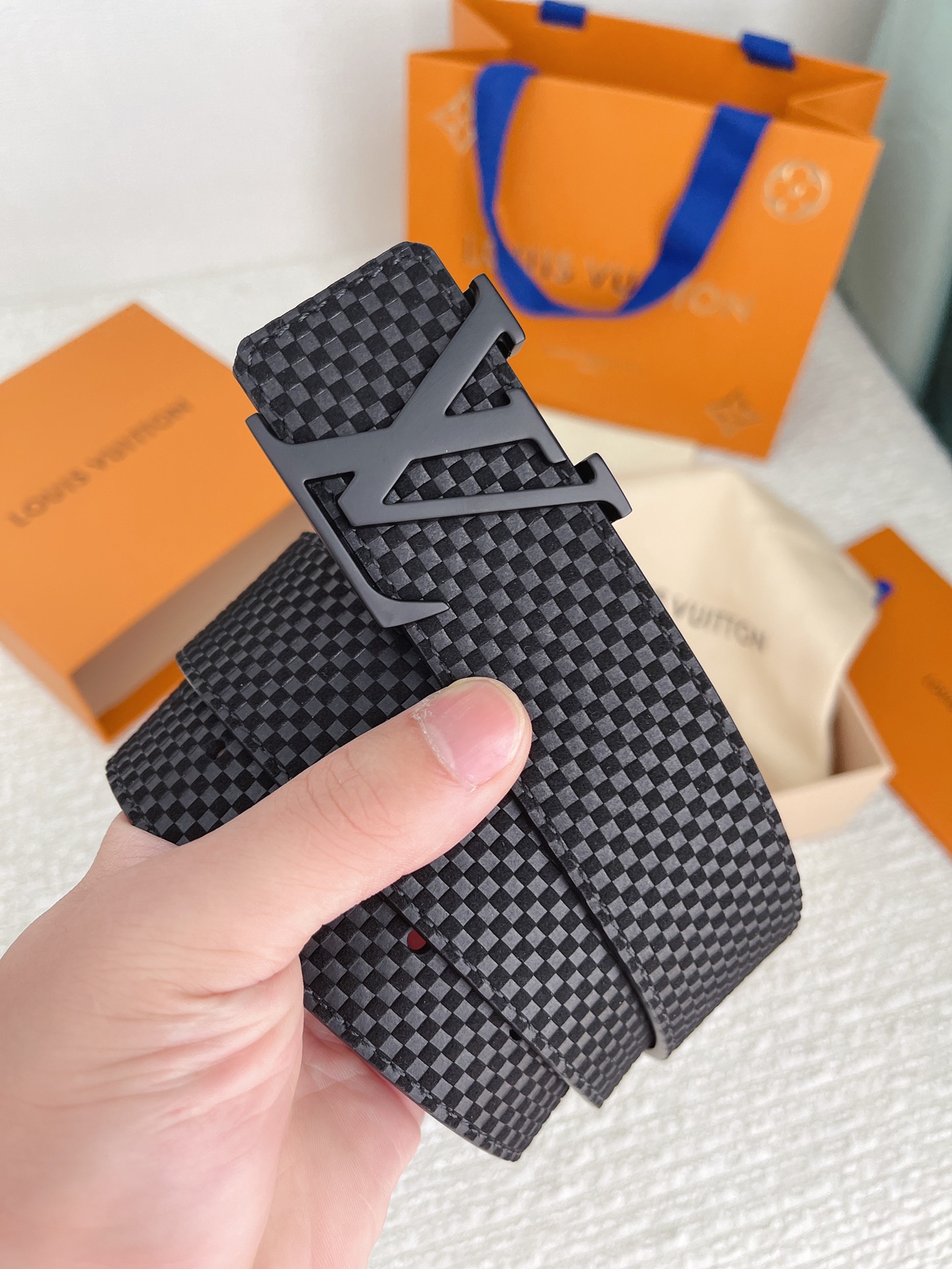 Louis Vuitton Basic Belt Cow Leather M-l